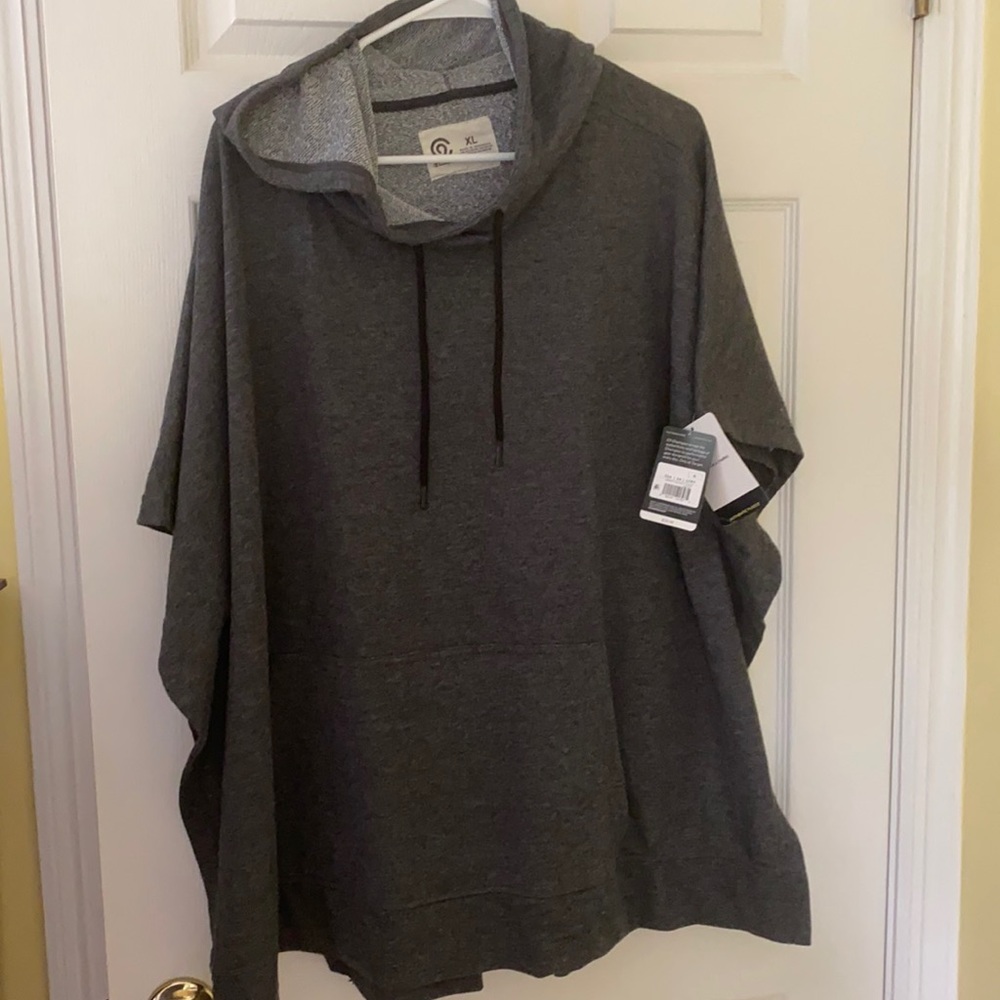 Champion short sleeved hooded sweatshirt